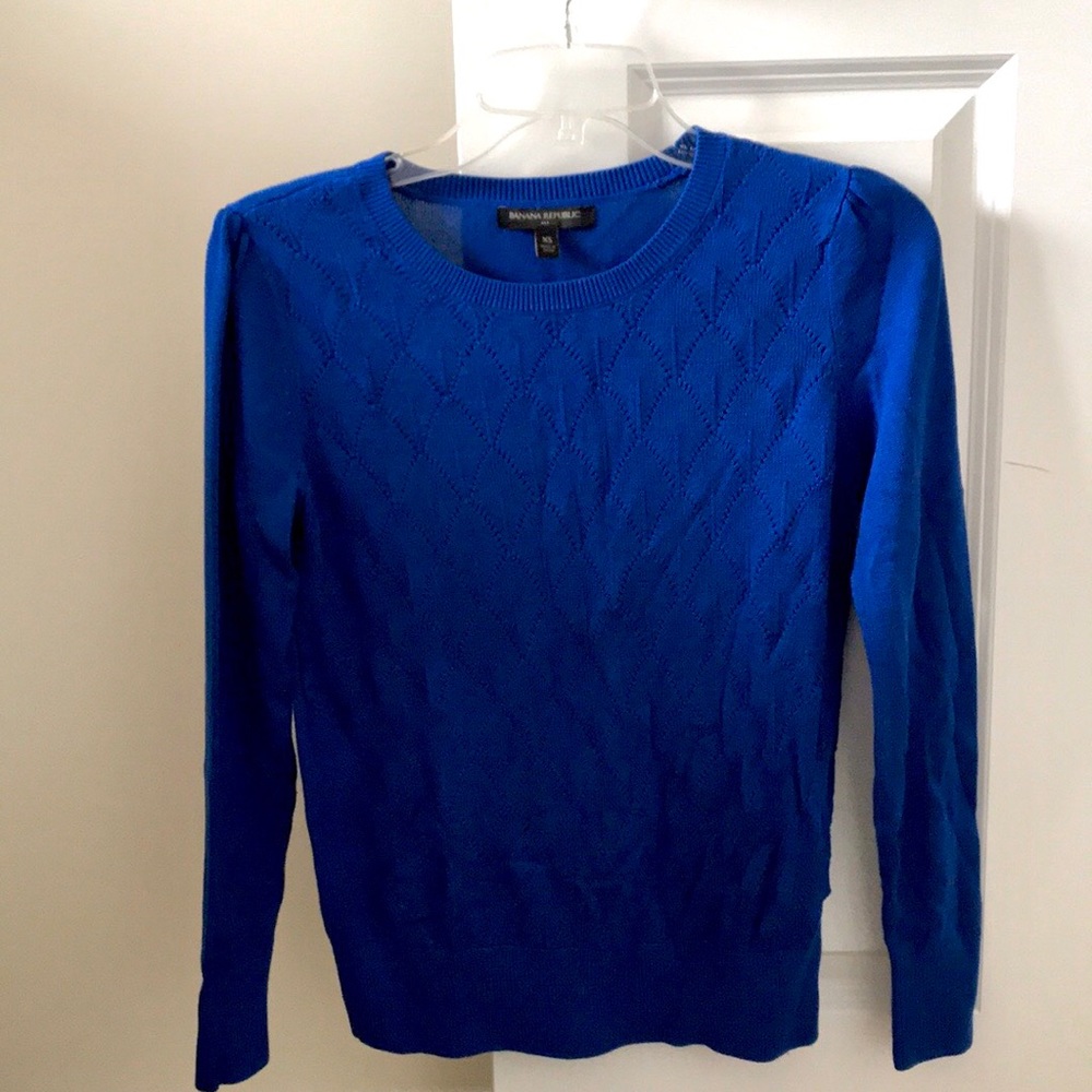 Banana Republic Royal Blue Sweater, XS